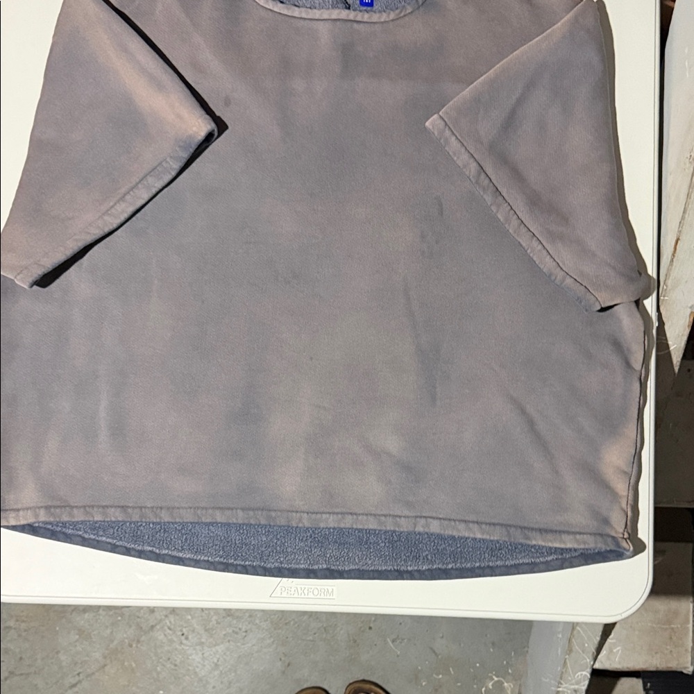 Yeezy GAP Lavender Gray Short Sleeve Pullover